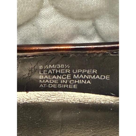 Arturo Chiang Cheetah Flats Metal Buckle Ballet Size 8.5 M - Picture 5 of 8